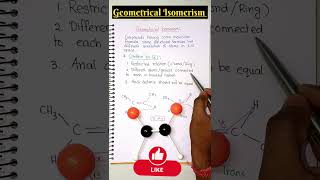 ❌ Geometrical Isomerism concept in 6️⃣0️⃣ sec 🔥🔥🔥shorts neet jeemains iitjee boardexam [upl. by Drofnas240]