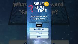 Do you know What does the word quotGospelquot means biblechallenge bibleknowledge biblequiz [upl. by Buzz]