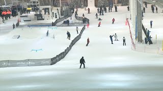 Longawaited indoor ski slope opens at American Dream [upl. by Wendye]