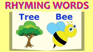 Rhyming Words  Rhyming words for kids [upl. by Yatnuahc]