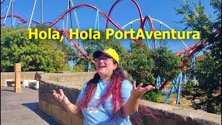 Cantando el jingle quotHola hola PortAventuraquot en PortAventura WORLD 🎵🎢 [upl. by Riha]