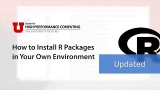 How to Install R Packages in Your Own Environment Updated [upl. by Champagne]