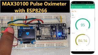 IoT Based Smart Pulse Oximeter with NodeMCU ESP8266 amp MAX30100 Sensor [upl. by Nnayar319]