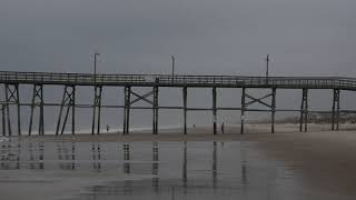 Yaupon Beach Fishing Pier  Oak Island North Carolina  Feb 19 2018 [upl. by Tarrance]