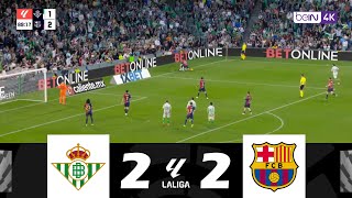 Real Betis contre FC Barcelone 22  LaLiga 202425  Résumé de Match [upl. by Tlaw317]