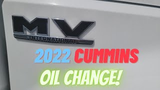 2022 MV607 Engine Oil Change [upl. by Regan384]