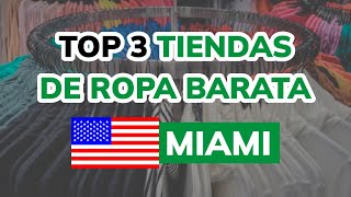 ¿Dónde comprar Ropa Barata en Miami  🥇 TOP 3 TIENDAS [upl. by Voorhis]