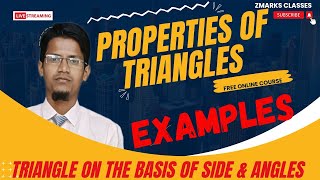 Properties of Triangle Example  Triangles All Examples [upl. by Nashom]