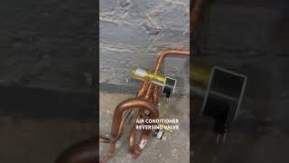 Ptac unit Reversing valve ptac hvac hvaclife hvacsystems brazing airconditioning hvacservice [upl. by Brigida]