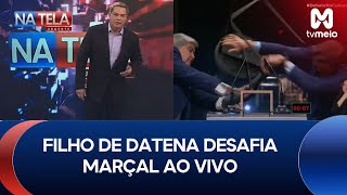 Filho de Datena desafia Pablo Marçal ao vivo “Fiz até box pensando em você” [upl. by Magdalena]