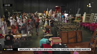 Au Grand Marché la brocante du théâtre fait un tabac [upl. by Gneh597]