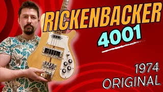 1974 Rickenbacker Bass 4001 Review [upl. by Sexton]