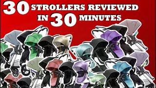 30 MostRequested Strollers Reviewed in 30 Minutes [upl. by Idelle92]