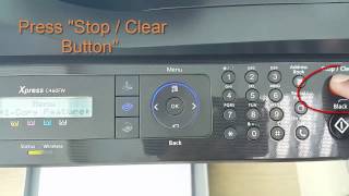 How to put Samsung Xpress C460FW printer in quotTech Modequot [upl. by Capriola]