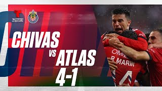 Highlights amp Goals  Chivas vs Atlas 41  Telemundo Deportes [upl. by Rufena474]