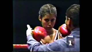 September 11 1999  Past Female Boxers from Mexico Elizabeth Sanchez vs Paula Guerrero [upl. by Amathist]