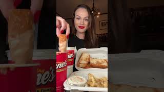 Raising Canes ASMR Mukbang as a non meat eater [upl. by Hebner]