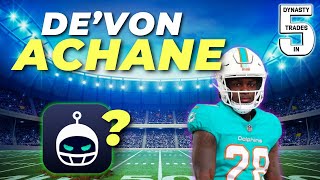 Dynasty Trades in 5 DeVon ACHANE  Dynasty Football 2024 [upl. by Suivat]