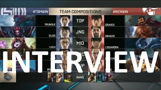 Doublelift amp Svenskeren  Freeze amp Crumbz TSM vs REN Post Game Interview [upl. by Egrog372]