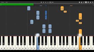 Cerf Volant  Les Choristes PIANO TUTORIAL [upl. by Assert246]