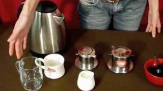 HowtoBrewVietnameseCoffeewmv [upl. by Bobinette]