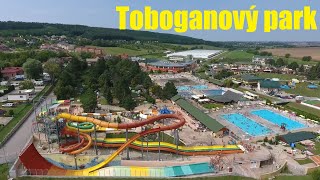 Kúpalisko Podhájska  Termálne kúpalisko Podhájska  Tobogany  Toboganový park [upl. by Naujud]