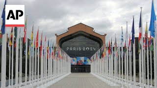 A look at the Paris 2024 athletes Olympic village [upl. by Panthia382]