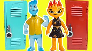 Elemental Movie DIY Custom Back to School Locker Organization with Ember and Wade [upl. by Ormand800]