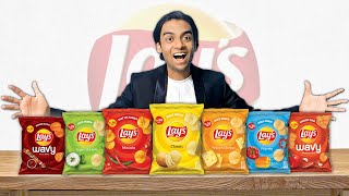 I Tried Every Flavour of LAYS Chips [upl. by Girardi]