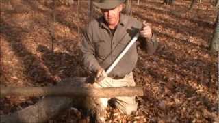 Bob Dustrudes Folding Buck Saw [upl. by Ahsilahs]