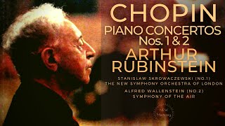 Chopin  Piano Concertos No1 2  Remastered Centurys recording Arthur Rubinstein [upl. by Axia370]