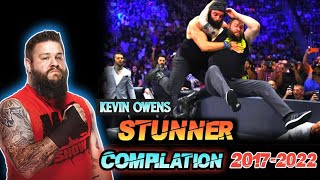 WWE Kevin Owens Stunner Compilation 20172022 [upl. by Volney]