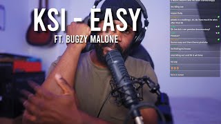 KSI Bugzy Malone R3HAB  Easy Official Visualiser Reaction  LeeToTheVI [upl. by Anividul120]