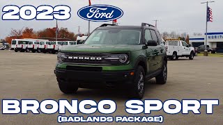 REVIEW  2023 BRONCO SPORT BADLANDS PACKAGE [upl. by Noiram]