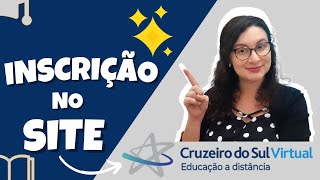 COMO FAZER SUA INSCRIÇÃO NA CRUZEIRO DO SUL VIRTUAL  calourosex alunos2 graduação [upl. by Naasar]