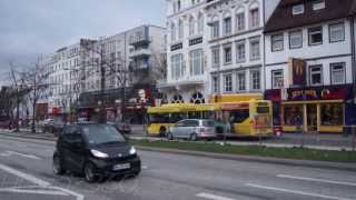 StPauli Reeperbahn Streetview by daylight HD [upl. by Yeknarf]