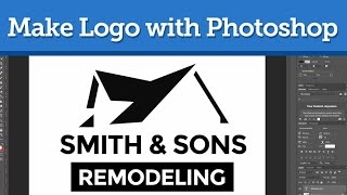 How to Make a Logo with Photoshop in 5 Minutes [upl. by Ganley461]