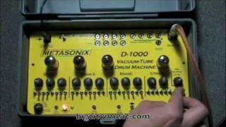 Metasonix D1000 Vacuum Tube Drum Machine [upl. by Zulaledairam]