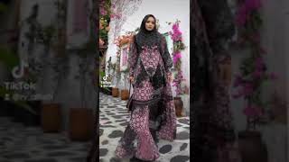 GAMIS TERBARU MARAWA BY ELDEENA  Gamis Set Khimar Mewah Motif  WA 082221989985 [upl. by Annaoj]