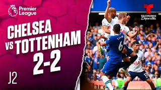 Highlights amp Goals Chelsea vs Tottenham 22  Premier League  Telemundo Deportes [upl. by Lifton]