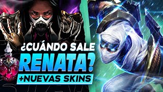 🔥¿CUANDO SALE RENATA LA NUEVA CAMPEONA SKIN SECUNDARIA y NUEVAS SKINS DE LEAGUE OF LEGENDS [upl. by Cannice]