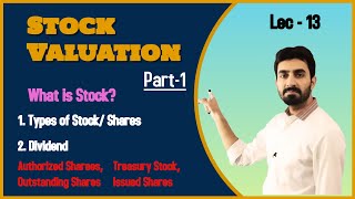 lec13 What is stock Types of Stock Stock Valuation part1 BBAMBA [upl. by Nollat]