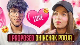 I Proposed Dhinchak Pooja after Listening Her New Song  Tea with Triggered Ep1 [upl. by Ahsam]