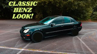 New Look on The Mercedes C230 AMG Monoblock Wheels w202 w203 [upl. by Branen]