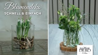 How to ausgefallene Blumendeko für den Frühling schnell amp einfach  Deko Kitchen [upl. by Teiluj]