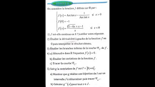 dérivation et étude des fonctions 2 bac SM Ex 58 page 155 Almoufid [upl. by Biron]