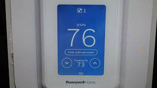 Hard Reset Honeywell T9 Thermostat [upl. by Htyderem985]