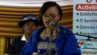 Her Royal Highness Princess Sikhanyiso The Minister of ICT Speaking at The 2018 ICT Fair Eswatini [upl. by Wightman]