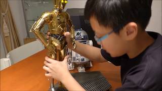 Sideshow Premium Format  R2D2 and C3PO unboxing [upl. by Eahsal]