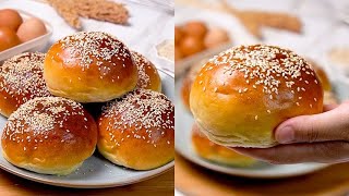 Panini per hamburger la ricetta per fare dei burger buns sofficissimi [upl. by Marilou330]